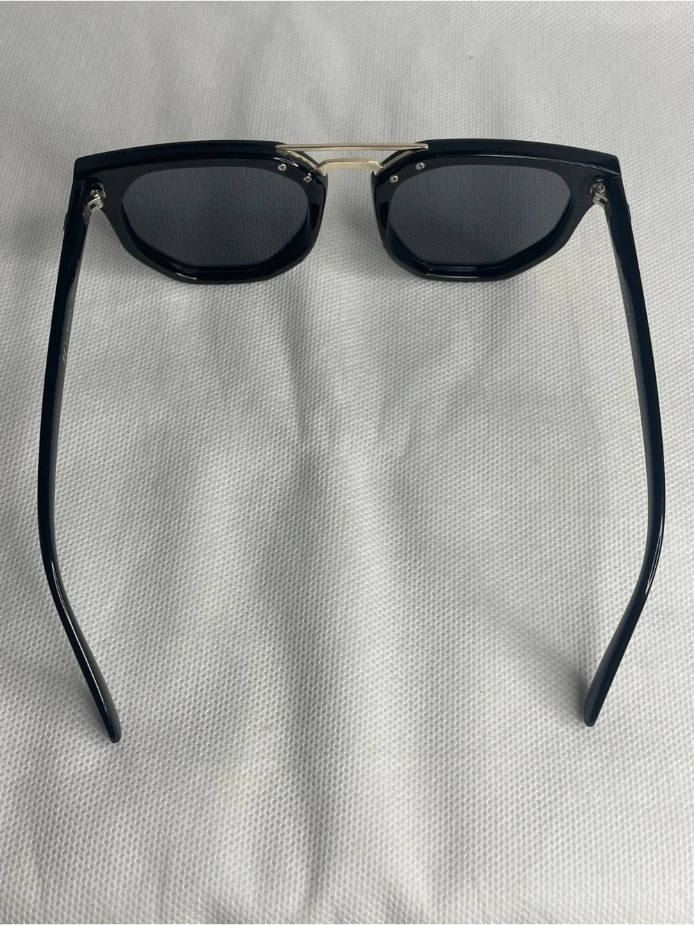 Le Specs Polarized Thunderdome Sunglasses Black Smoke Gray Aviator Style 1602137